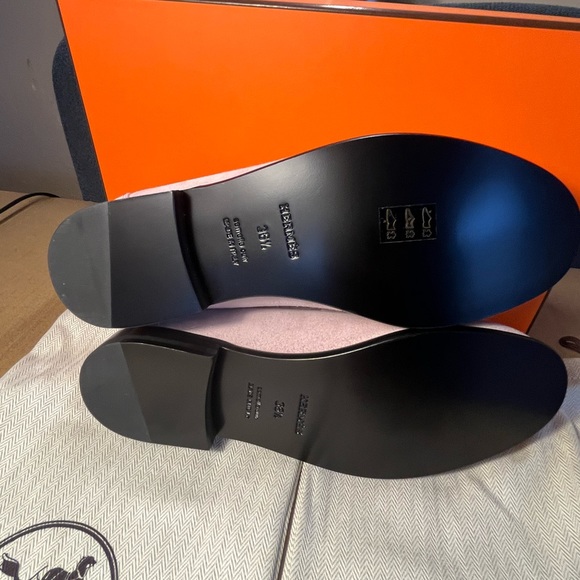 Authentic Hermes Destin suede loafers size 36.5 - Picture 6 of 15